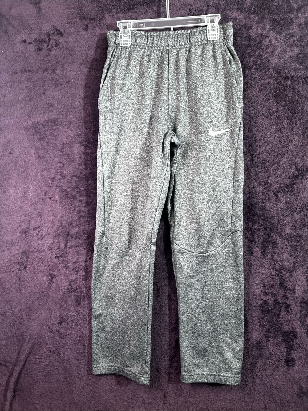 Nike Gray Kids' Heathered Athletic Joggers